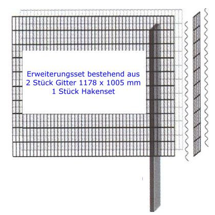 Mauersystem Paravento Gabionenwand 1178x1005