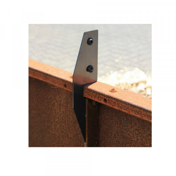 Halter für Ranksystem Hochbeet Urban Mitte Corten Konsole