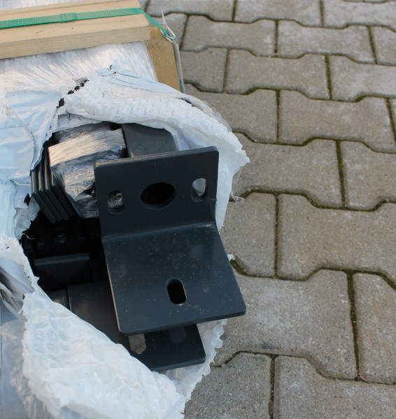 Pfosten 1030 mm HS - L-Bodenplatte - Restposten SET