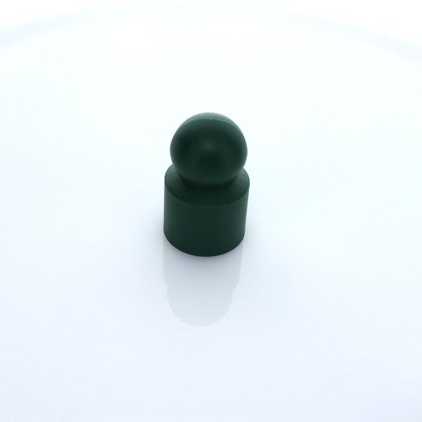 Abdeckkappe gruen 34 PVC Kugel