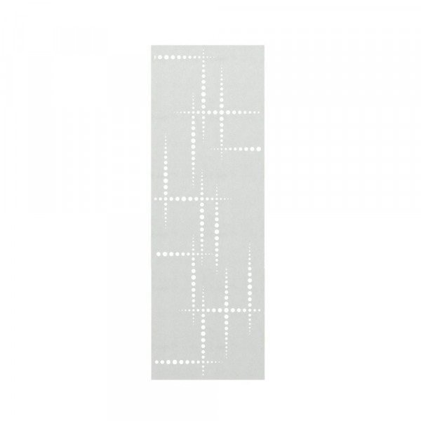 Sichtschutz Dekorgitter Puls 60 x 180 cm Edelstahl