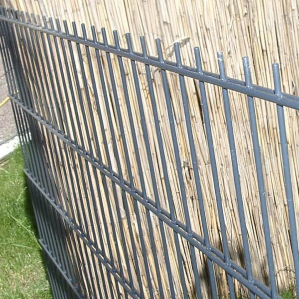Gitter 6+5+6 Höhe 1,80 m mit Drahtüberstand anthrazit