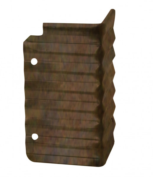 Gartenprofil 3000-CT 150 mm - 90° Aussenecke Corten-Stahl