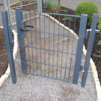 Gartentor 1-flgl. 1500x0600 mm anthrazit, LGT 1
