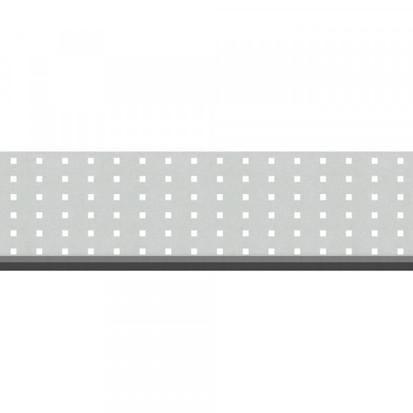 Sichtschutz WPC Aluminium Dekorprofil 30 cm silber