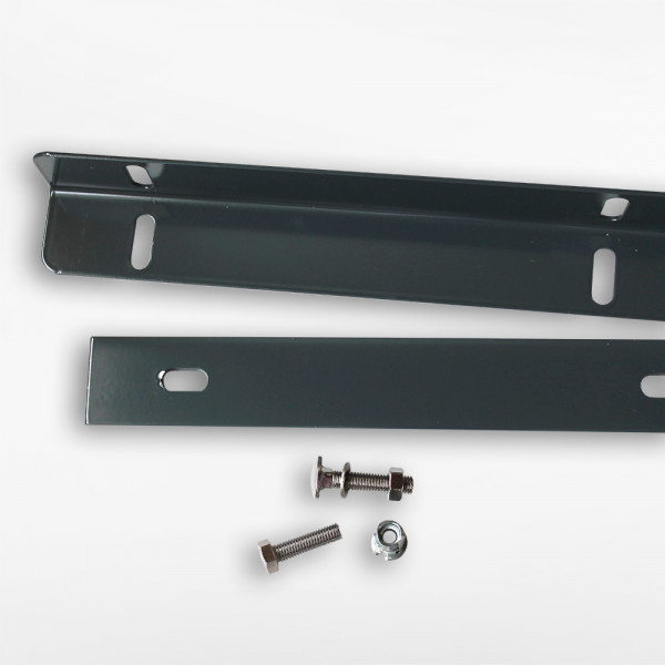 Zaunanschlussschiene 1230 mm anthrazit Typ II