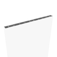 Sichtschutz Palisade 2000 mm - Weiß