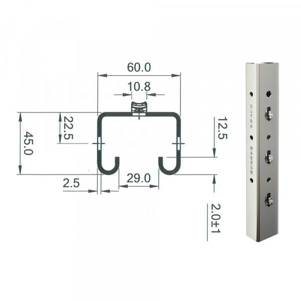 weinbergpfahl Endpfahl Magnum Hardley 275 cm